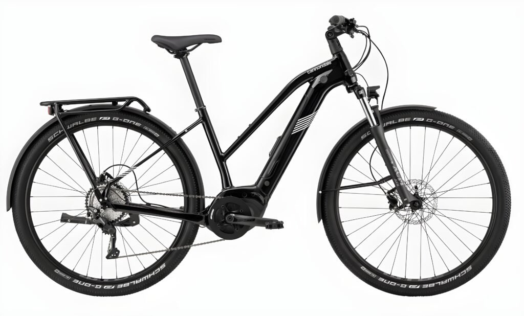Cannondale Tesoro Neo X 3 Remixte commuter electric bike with rack and fenders for mixed-terrain urban riding