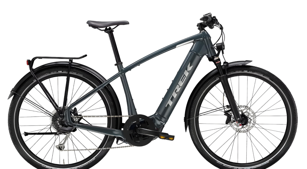 Trek Allant+ 7S electric commuter bike with Bosch Performance Speed motor and urban-ready design