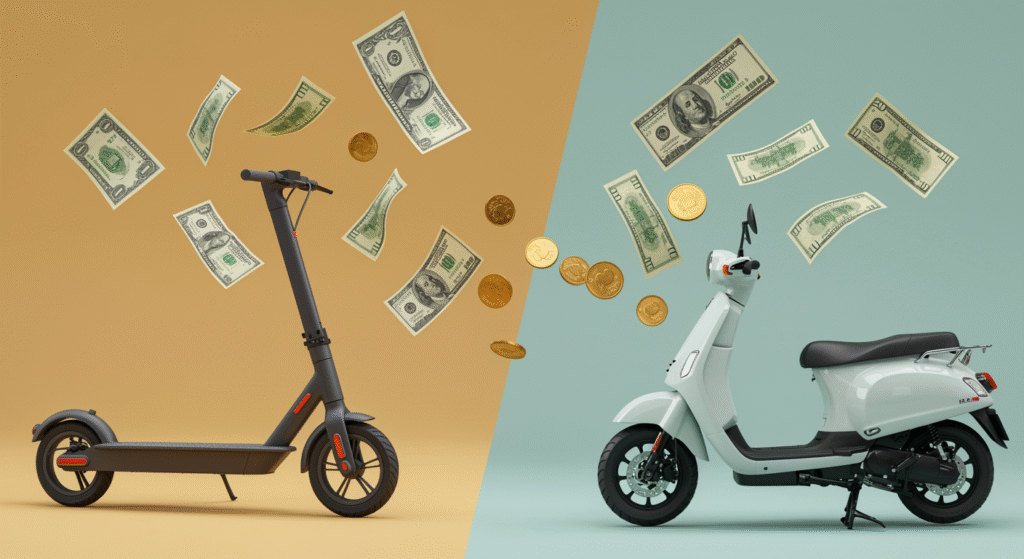electric scooter vs electric moped cost comparison electric scooter and electric moped cost comparison