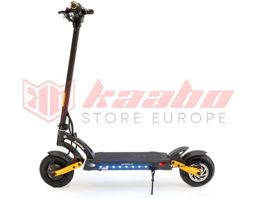 Kaabo Mantis 10 Dual Plus electric scooter Kaabo Mantis 10 Dual Plus electric scooter with dual 1000W motors, 90 km range, and full suspension